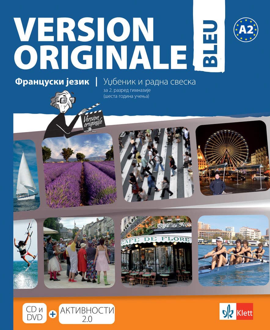 KLETT Version оriginale bleu 2 - Udžbenik i radna sveska za francuski jezik za prvi i drugi razred gimnazije i srednjih stručnih škola