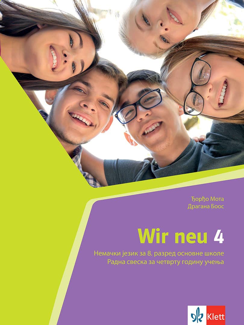 Klett Nemački jezik 8 - Wir neu 4 - Radna sveska za osmi razred