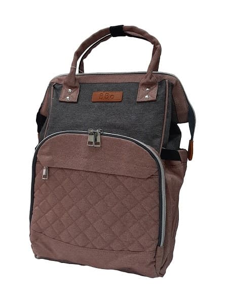 Torba za mame BQ047 BBO Sport Mama Bag - sivo-roze