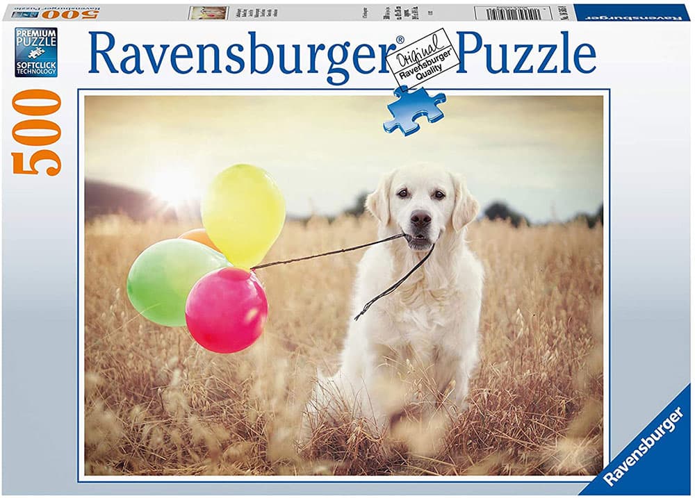 Ravensburger Puzzle Slagalica 500 - Pas i baloni