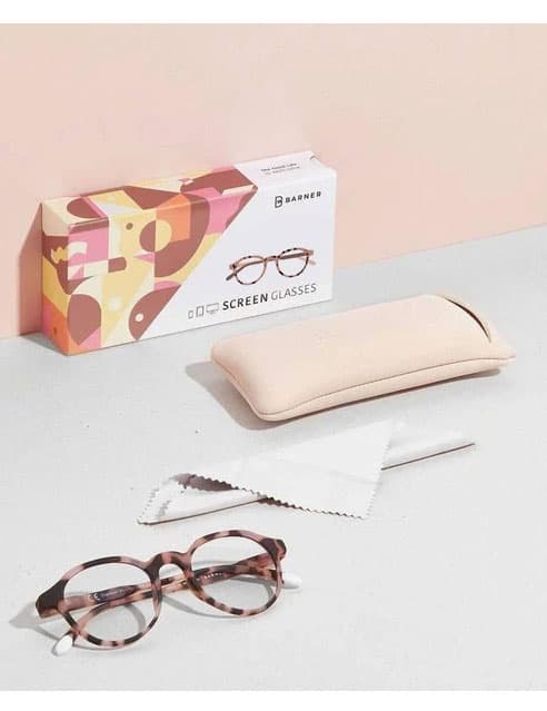 Barner Chamberi Pink Tortoise Naočare Koje Štite Od Plavog Svetla