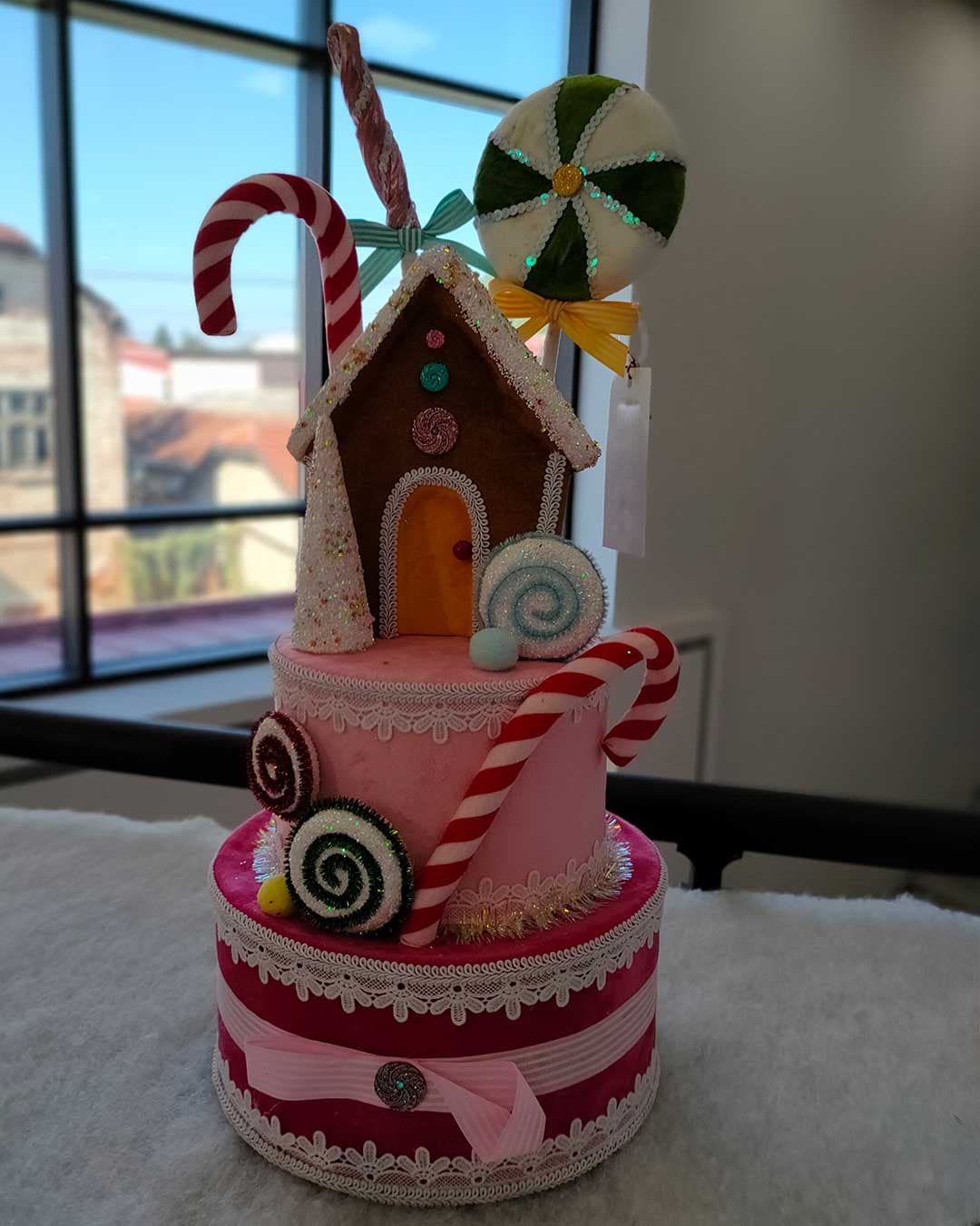 Elfie Torta Novogodišnja Dekoracija