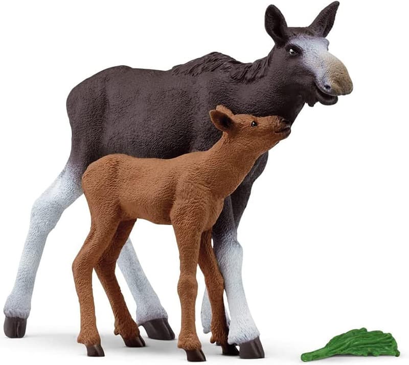 Schleich figure divlje životinje - Los ženka i mladunče 42603
