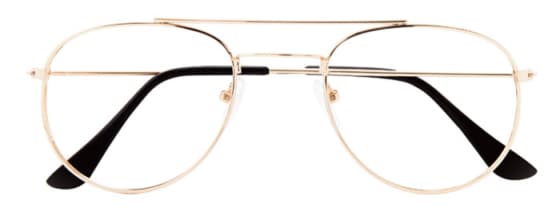 Prontoleggo naočare za čitanje sa dioptrijom Aviator, zlatne +1.5