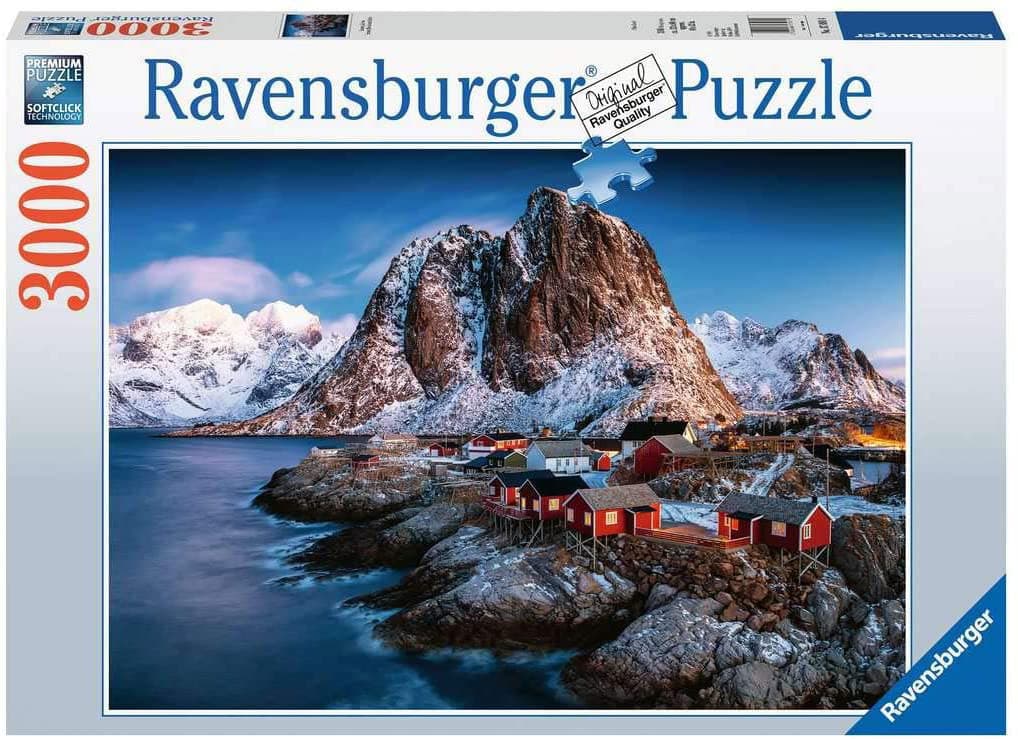 Ravensburger Slagalica 3000 delova - Hamnoj  Lofoten Norveška 17081