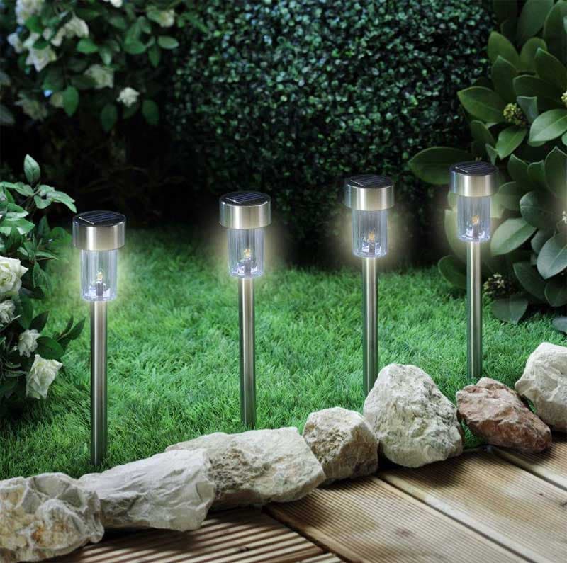 Solarna lampa Set 4 komada