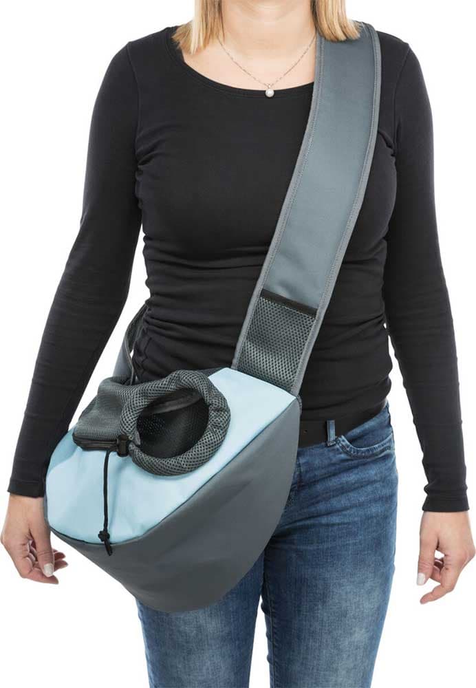 Trixie Torba za male pse do 5kg Sling light blue 28883