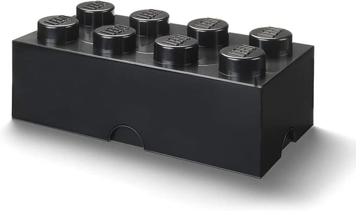 Kutija za odlaganje sa poklopcem LEGO® Kocka 8 50x25x18cm crna 4004