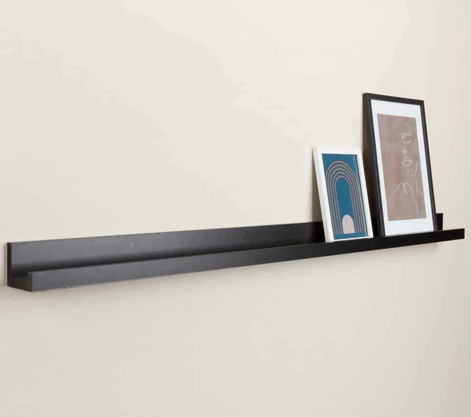 Zidna Polica za Tegle ili Slike 115 cm Black