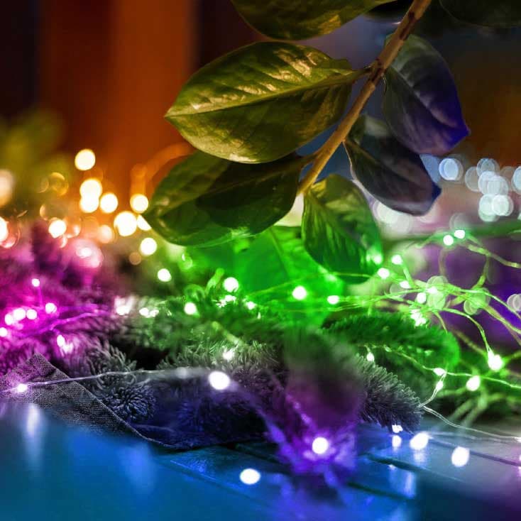 Dekorativne lampice na baterije 20 multikolor LED dioda ML20/M
