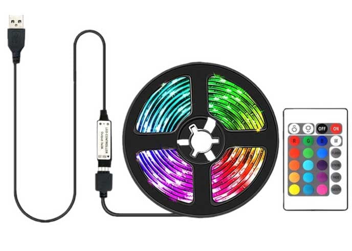 Multicolor LED traka 5m sa napajanjem preko USB priključka