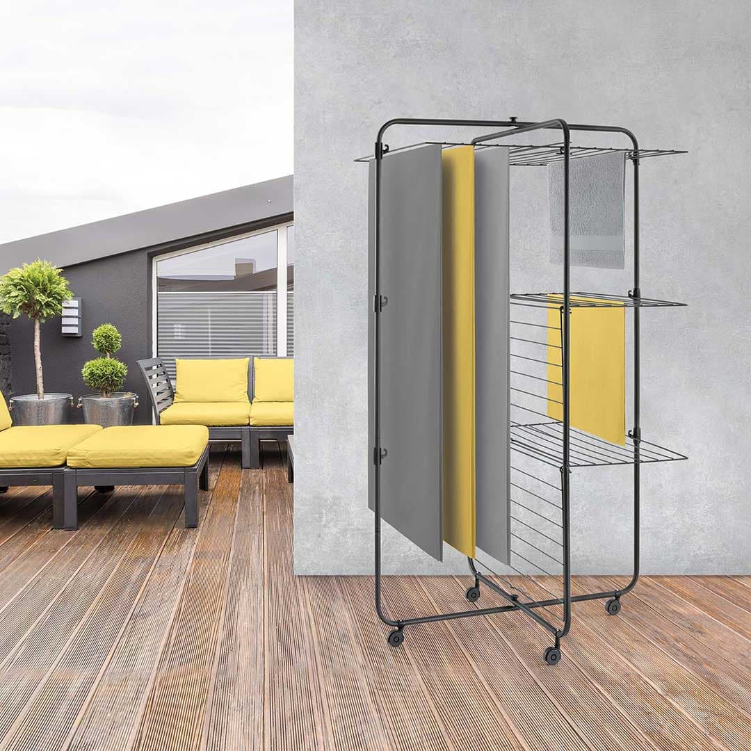 Sušilica Za Veš Sa 3 Sprata Metaltex Dijon Onyx