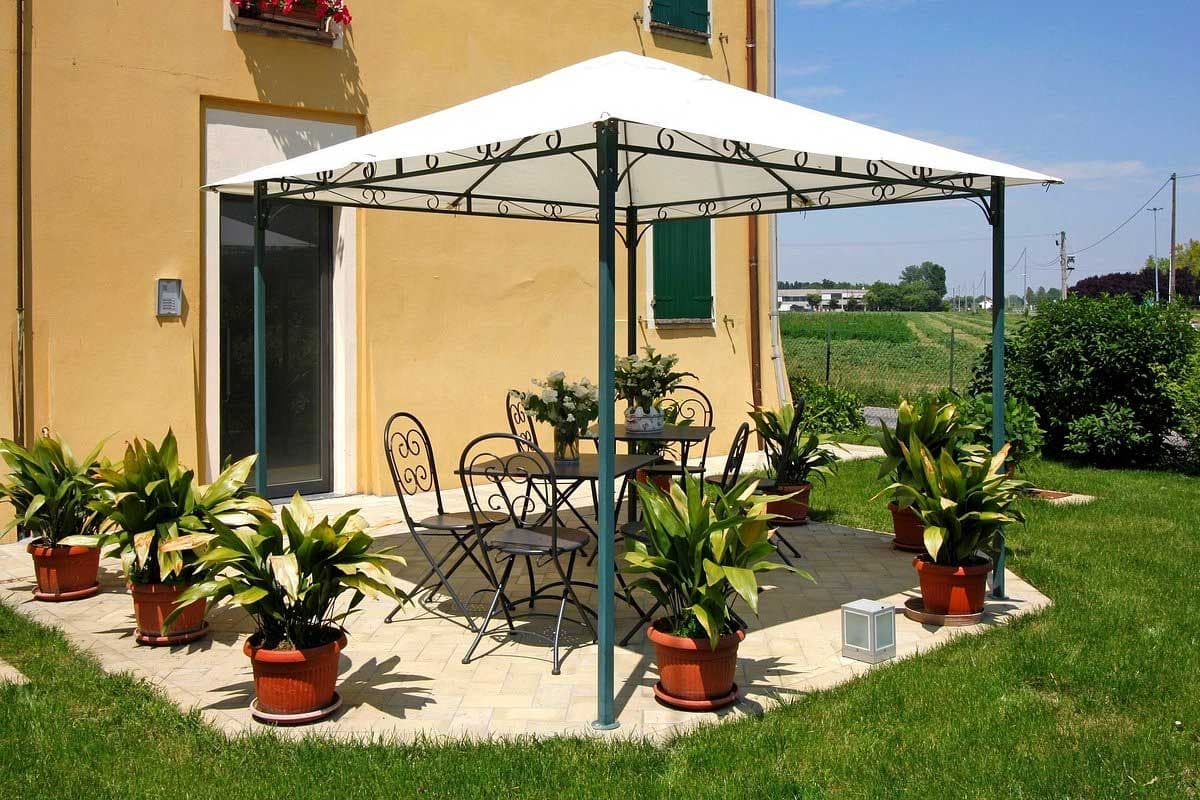 Paviljon - Gazebo sa čeličnom konstrukcijom 3 x 3 m Fieldmann