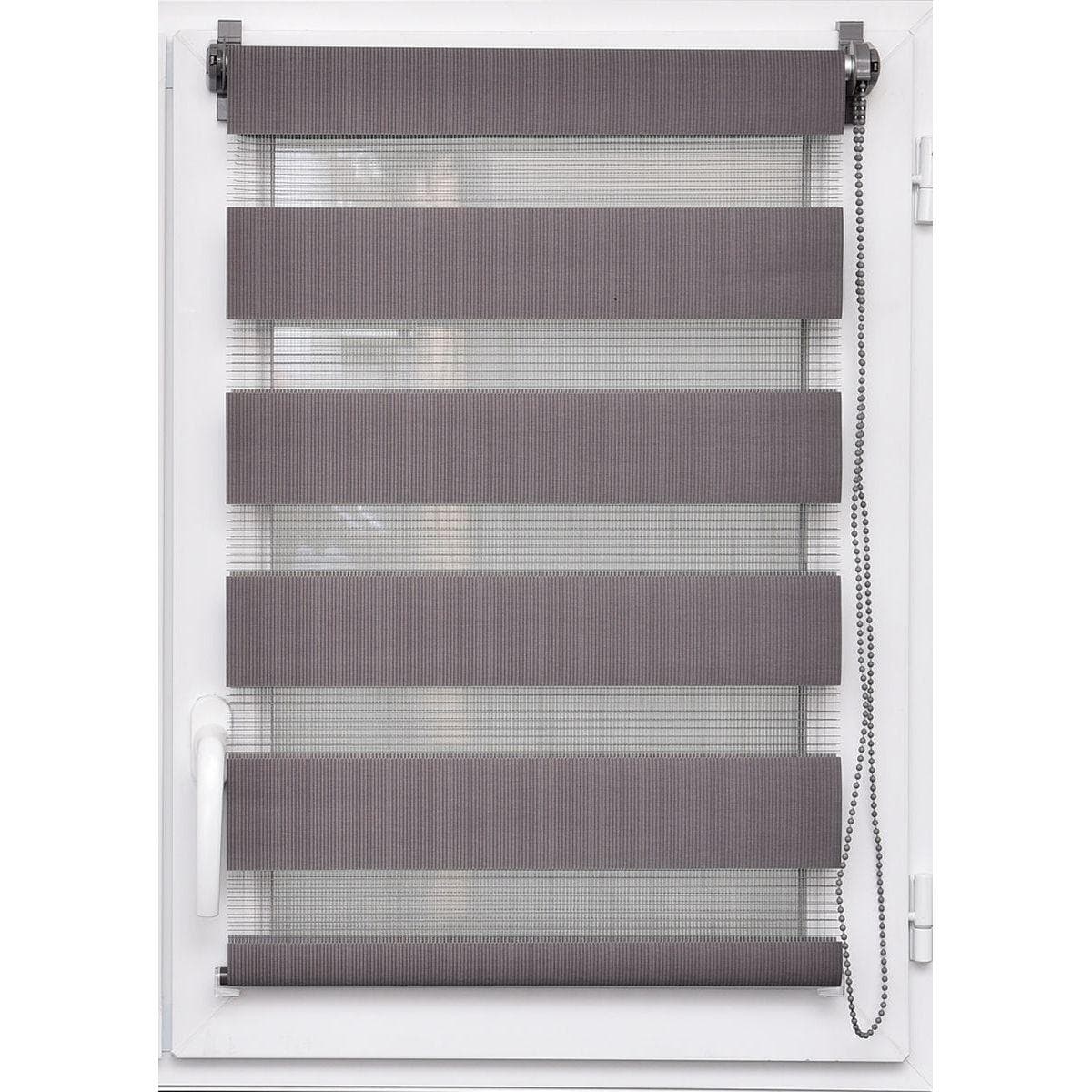 Luance Zebra Roletna 120x180 Cm Tamno Siva