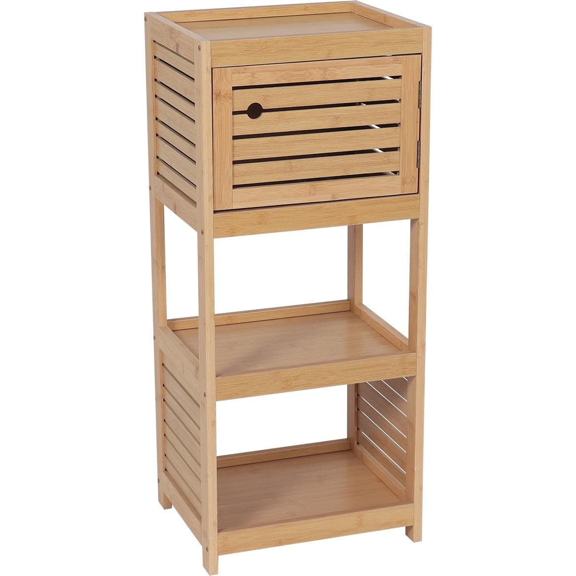 Ormarić Za Kupatilo - 1 Vrata i 2 Police Trinidad 36,5x30x83cm Mdf Bamboo