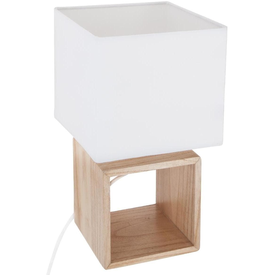 Atmosphera Stona Lampa Pojo H.32 Cm Bela