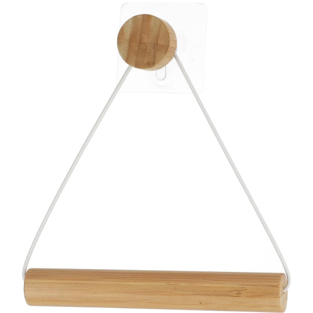 Tendance Držač Toalet Papira Samolepljivi 19x18.3x4 Cm Bambus/bela