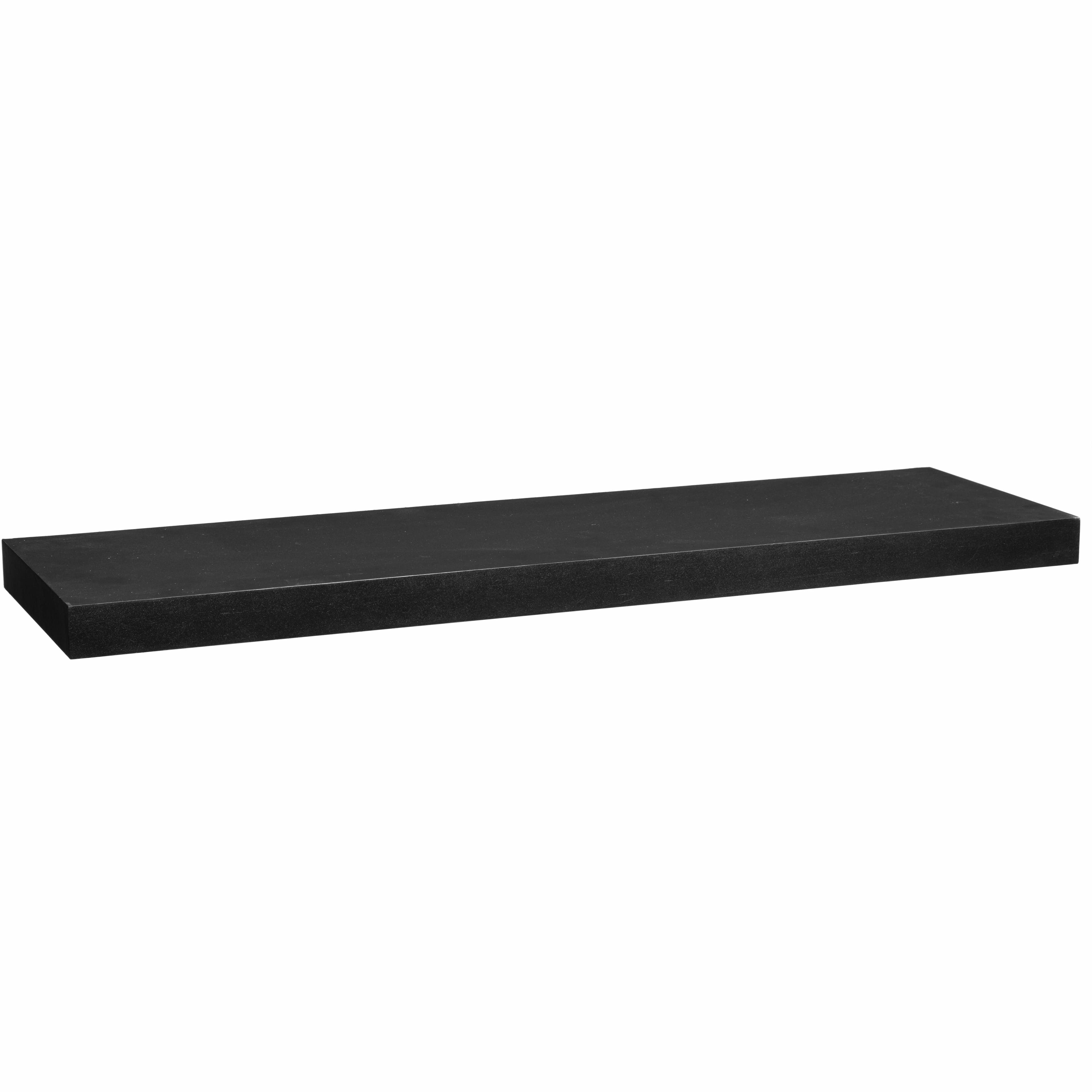 Five Zidna Polica 80x23,5x3.8cm Mdf/drvo Crna