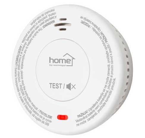 Home Optički detektor dima sa alarmom i punjivom baterijom SMO11