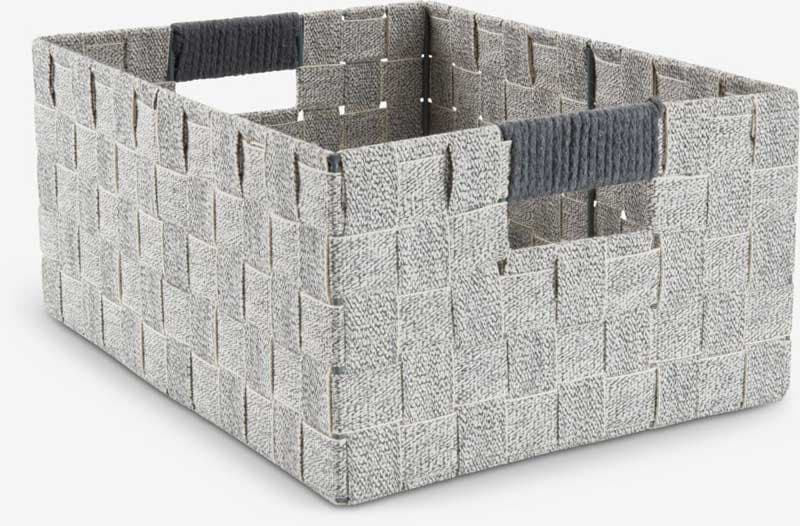 Pletena kutija sa ručkama 25x33x15cm