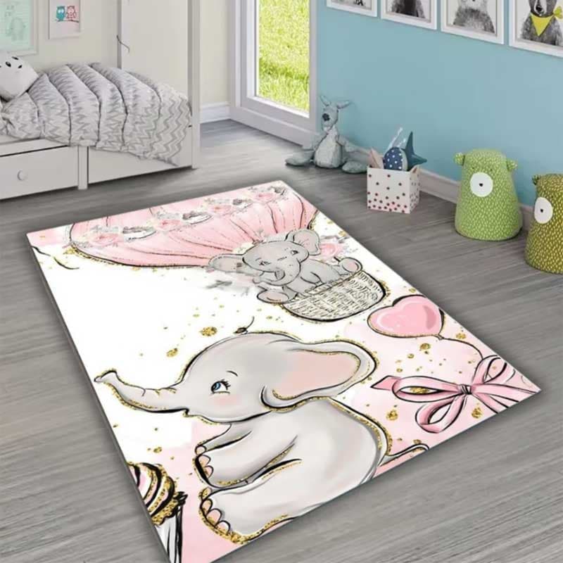 Tepih za dečiju sobu Slon u balonu 120x180cm