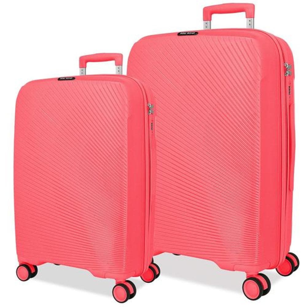 Komplet PP kofera 64/55cm Roll Road Orbit pink 54995