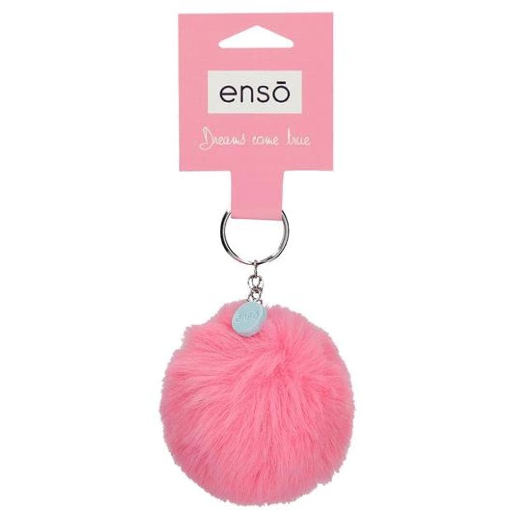 Privezak za ključeve torbu ranac Enso Pompon pink 94702