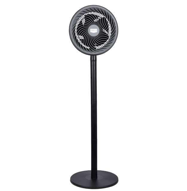 Podni ventilator 24.5cm 72.8W Prosto SF10C/BK