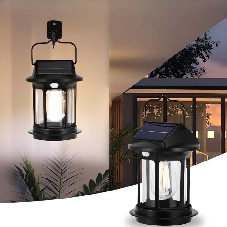 Lampa sa senzorom pokreta koja se puni solarno ili preko USB kabla