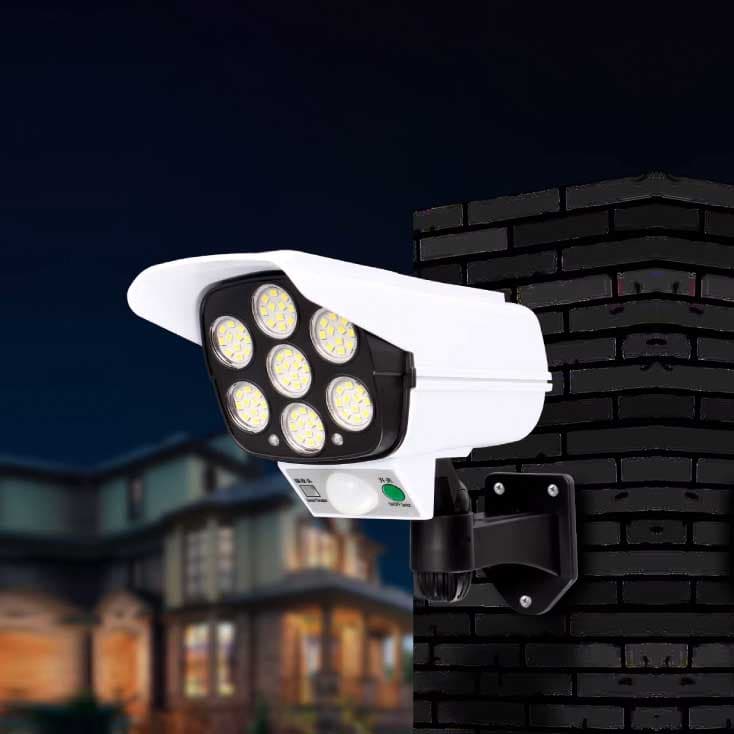 Podesiva solarna LED lampa u obliku kamere sa PIR senzorom 5716