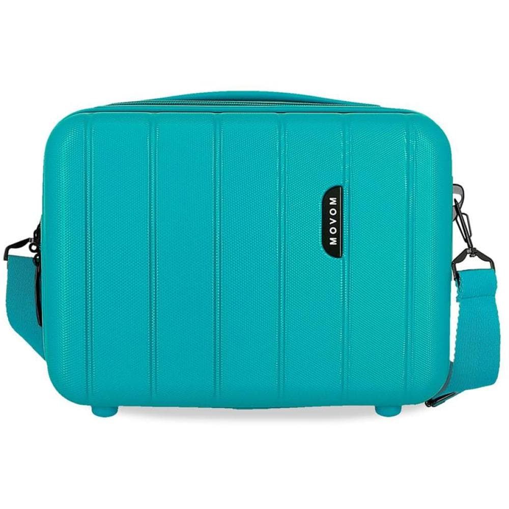 Kofer za šminku i kozmetiku Movom Wood turquoise 53139