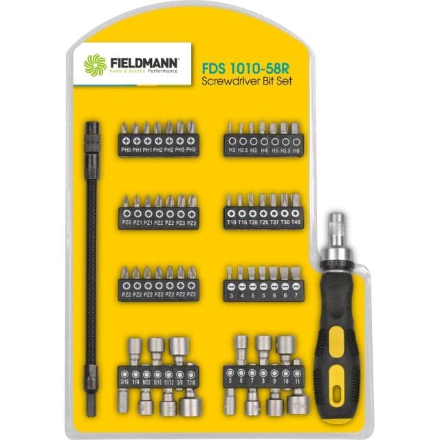 FIELDMANN FDS 1010-58R Set bitova sa odvijačem