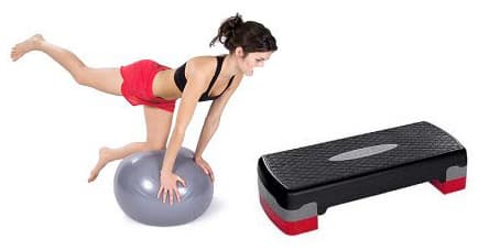 Aerobik komplet step i pilates lopta
