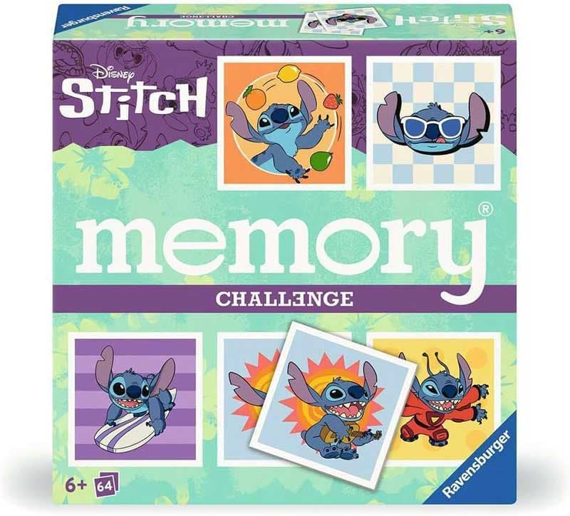 Društvena igra Memorija Stitch Challenge Ravensburger 24697
