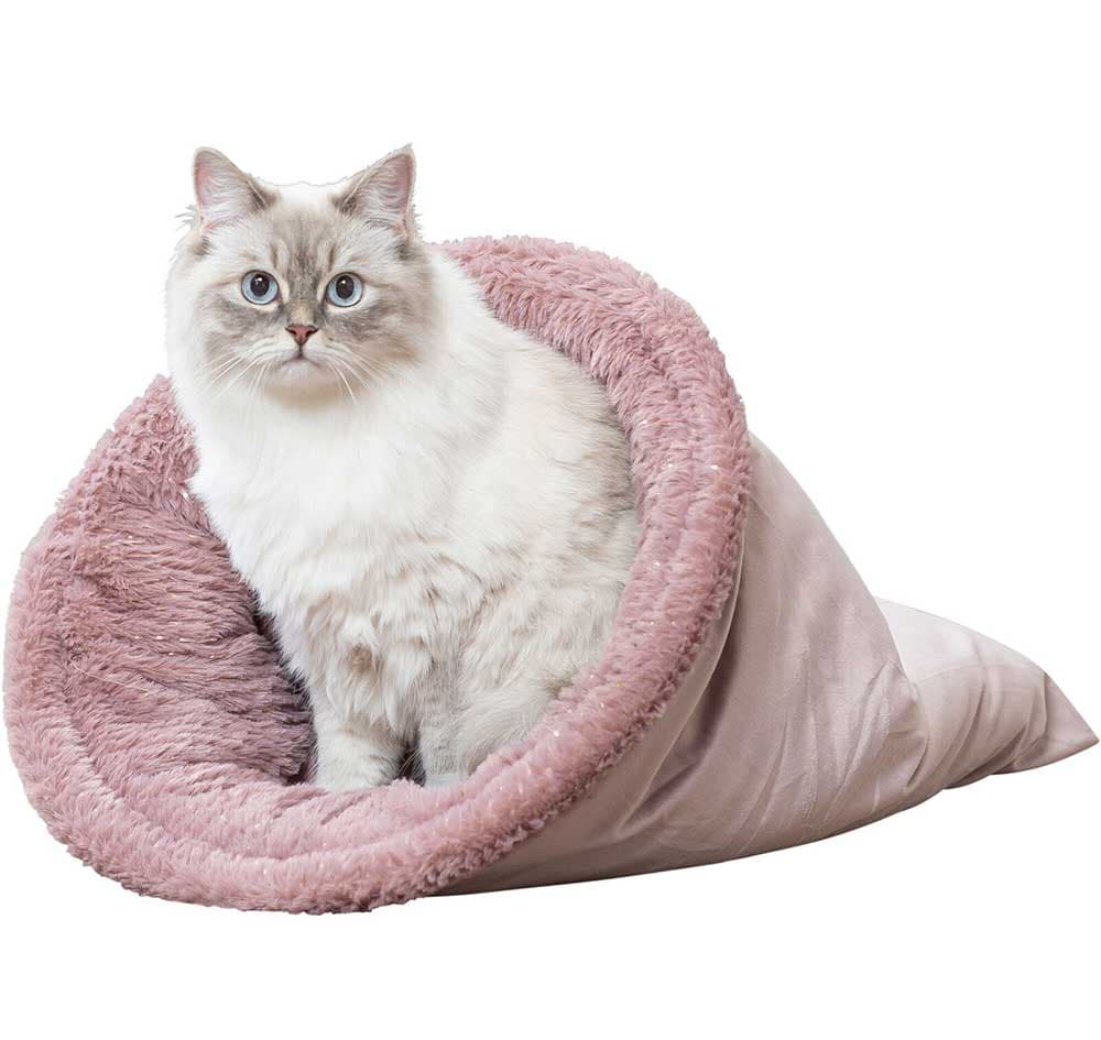 Džak mačke za spavanje Livia xmas soft antique pink Trixie 927119
