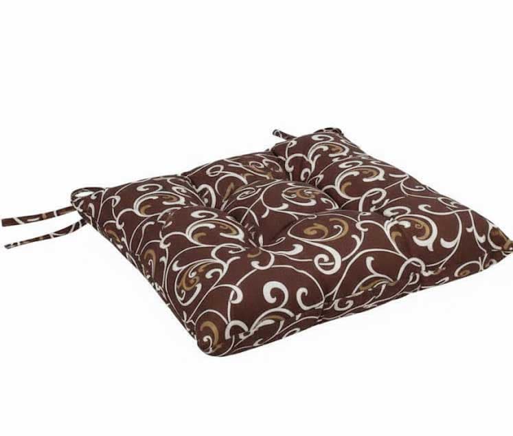 Jastuk Za Stolicu - Sedalica 1 kom. 40x40 cm BROWN ORNAMENT