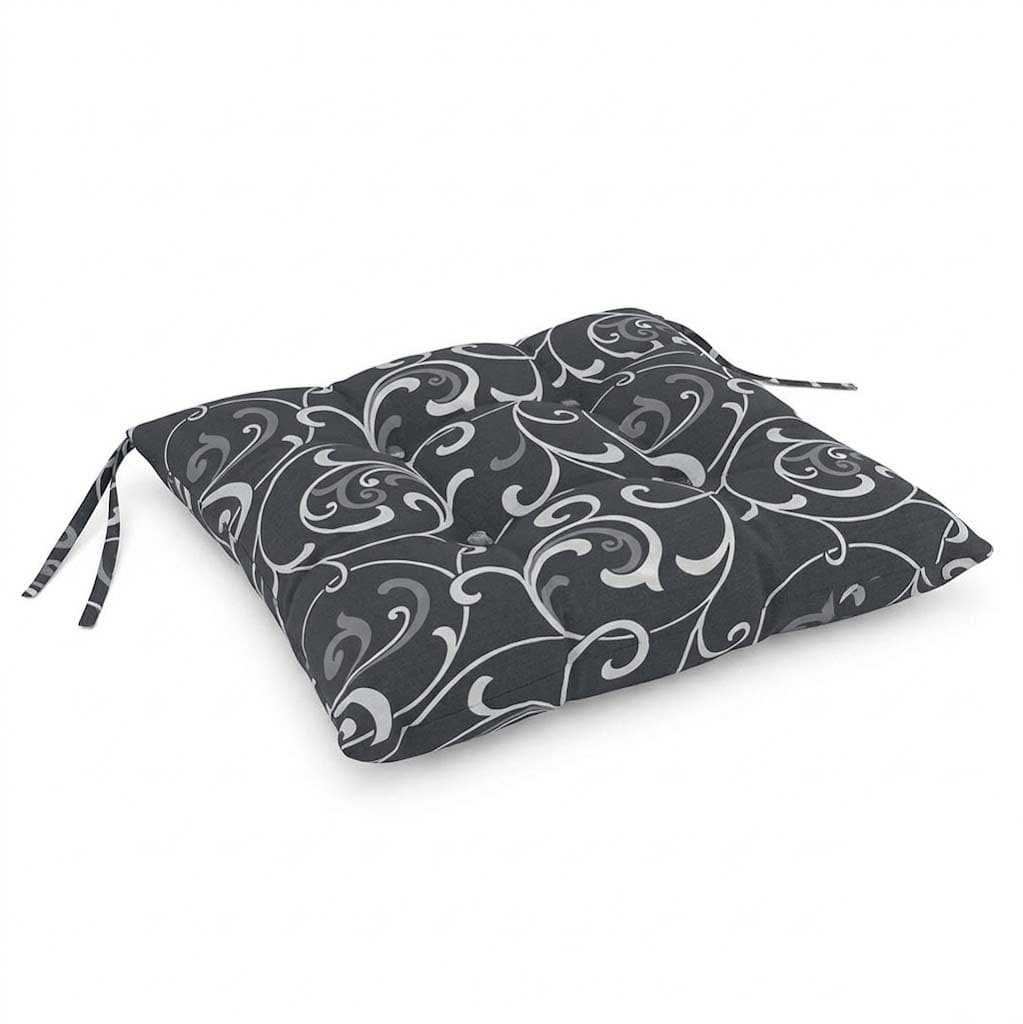 Jastuk Za Stolicu - Sedalica 1 kom. 60x60 cm BLACK ORNAMENT