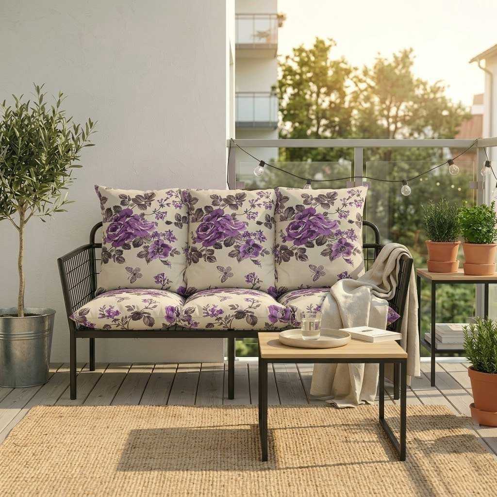 Jastuk Za BaštenskI Dvosed 100x50x50 cm VIOLET GARDEN