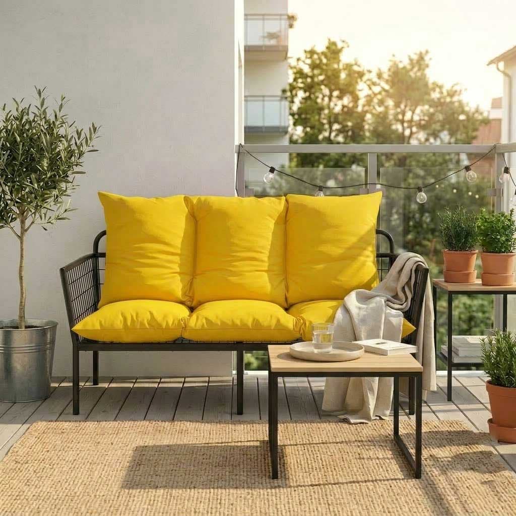 Jastuk Za BaštenskI Dvosed 100x50x50 cm YELLOW