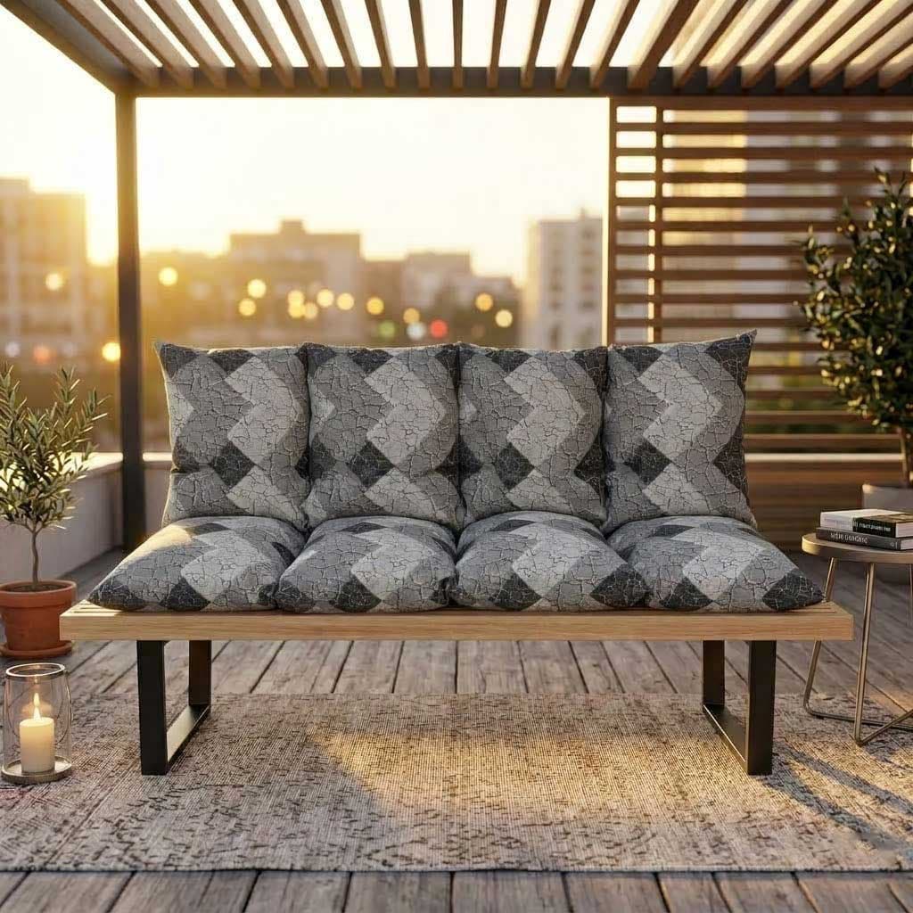 Jastuk Za BaštenskI Dvosed 120x50x50 cm GREY STONE