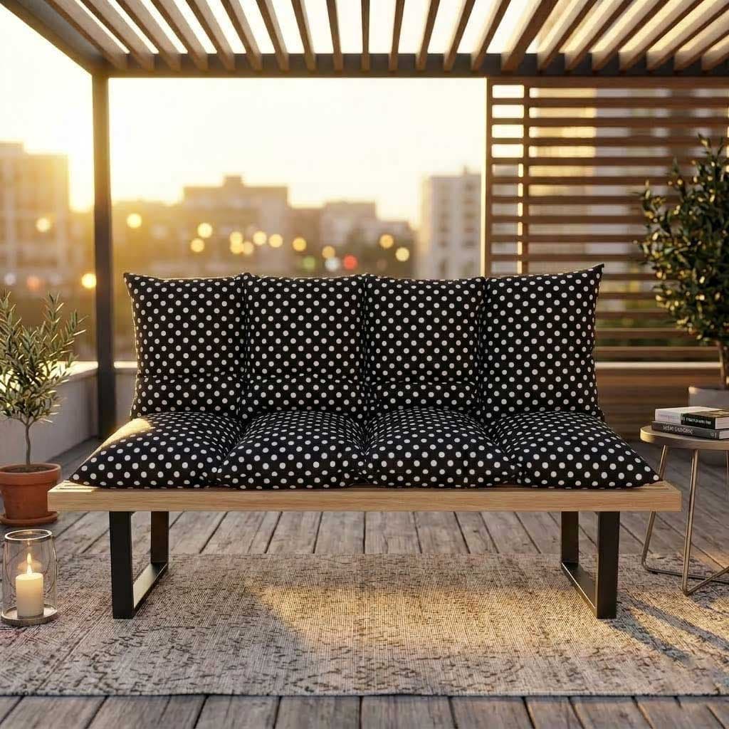 Jastuk Za BaštenskI Dvosed 120x50x50 cm POLKA DOTS