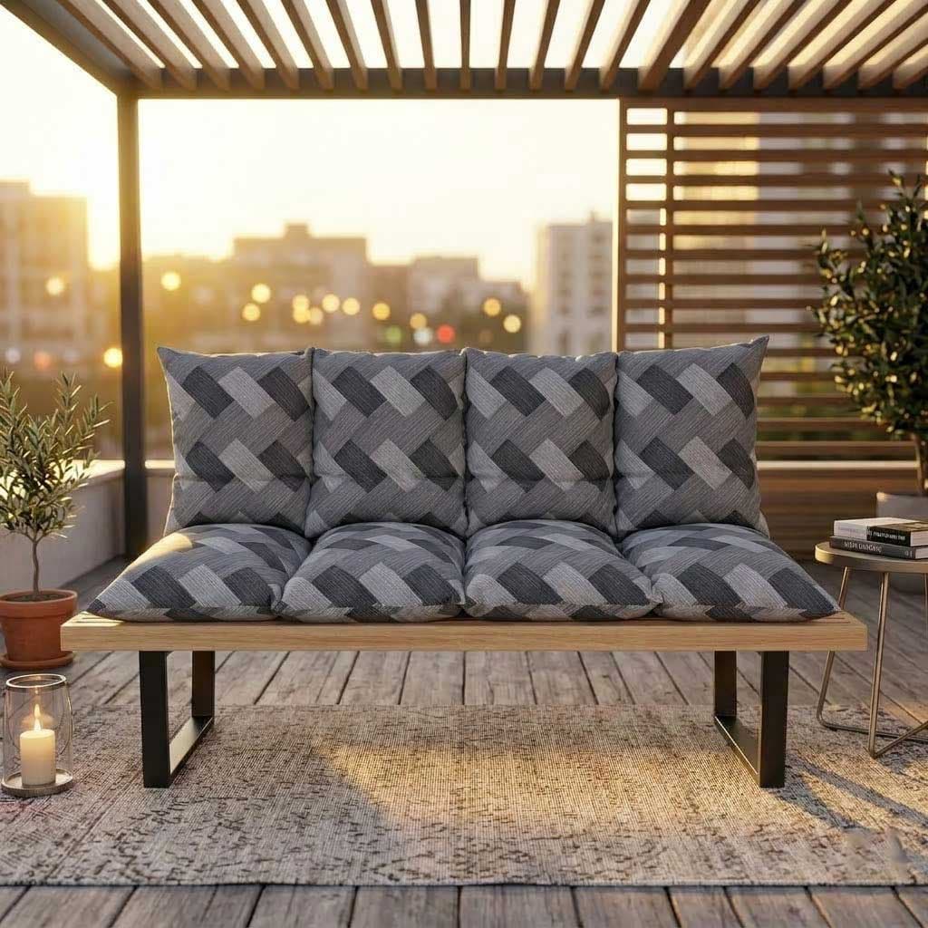 Jastuk Za BaštenskI Dvosed 120x50x50 cm TRICOT-BL