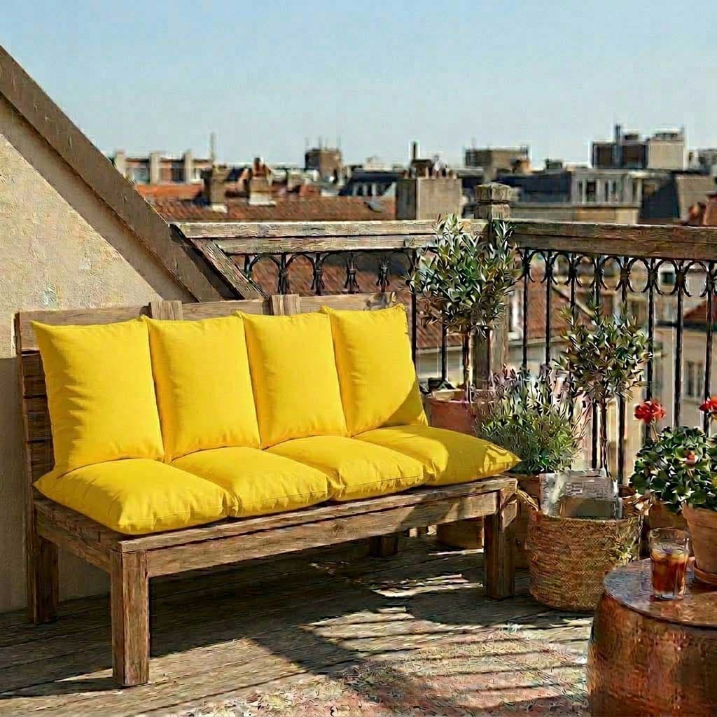 Jastuk Za BaštenskI Dvosed 120x50x50 cm YELLOW
