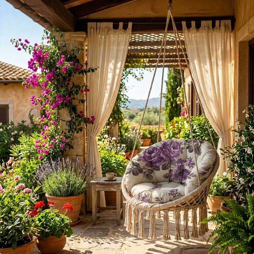 Jastuci za Makrame ljuljašku VIOLET GARDEN