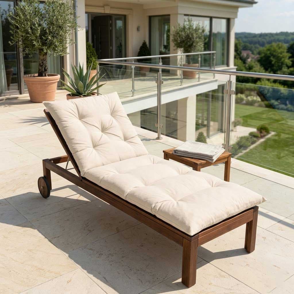 Jastuk Za Baštensku Ležaljku 200x70cm IVORY
