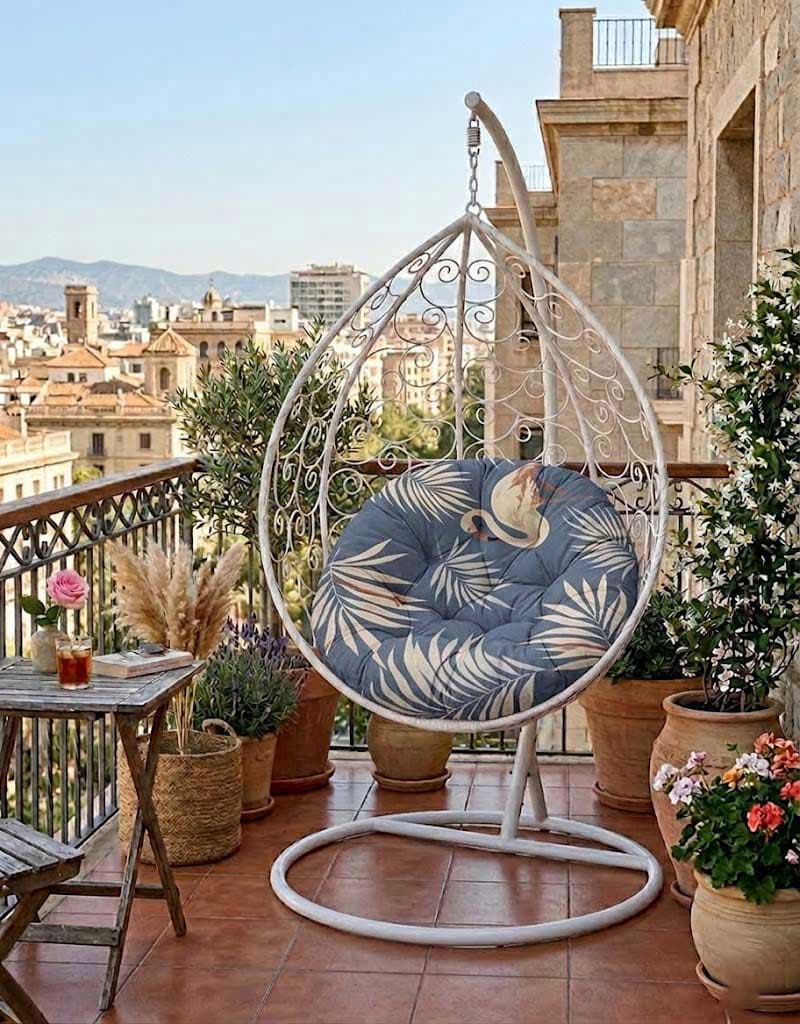 Jastuk 140cm Za Gnezdo Baštensku Ljuljašku FLAMINGO-B