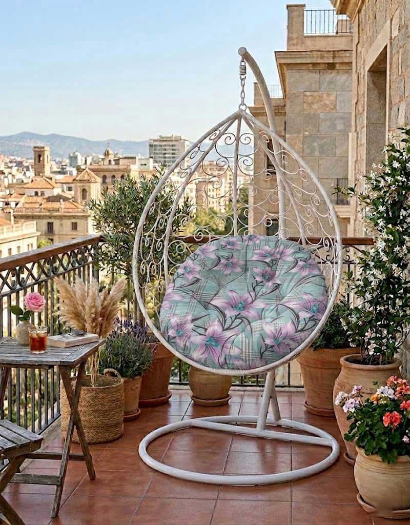 Jastuk 100cm Za Gnezdo Baštensku Ljuljašku LILIES