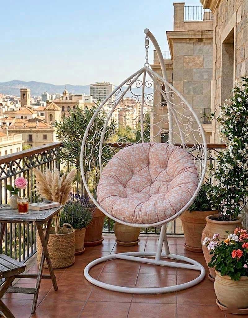 Jastuk 140cm Za Gnezdo Baštensku Ljuljašku LITTLE FLOWERS