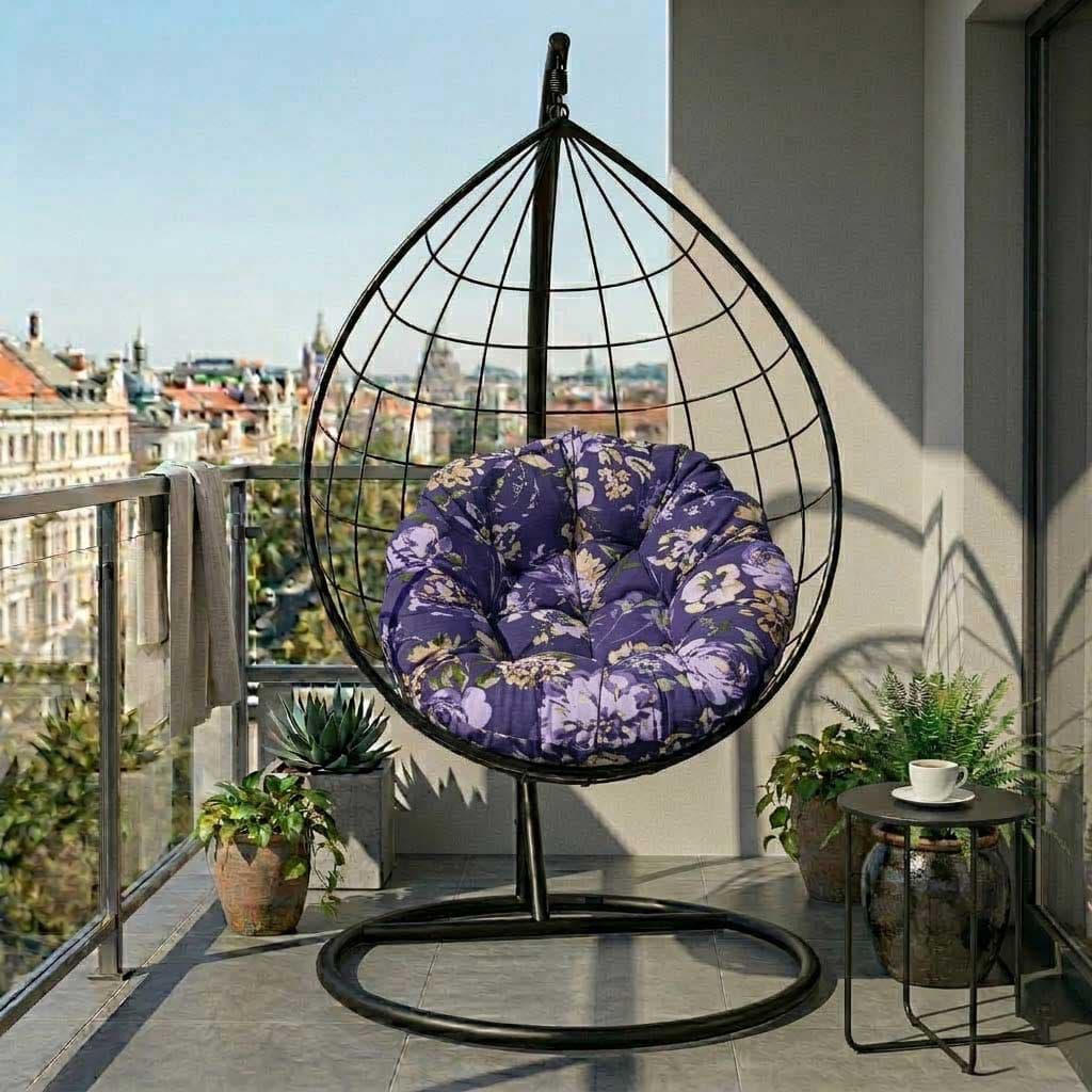 Jastuk 120cm Za Gnezdo Baštensku Ljuljašku VIOLET RETRO