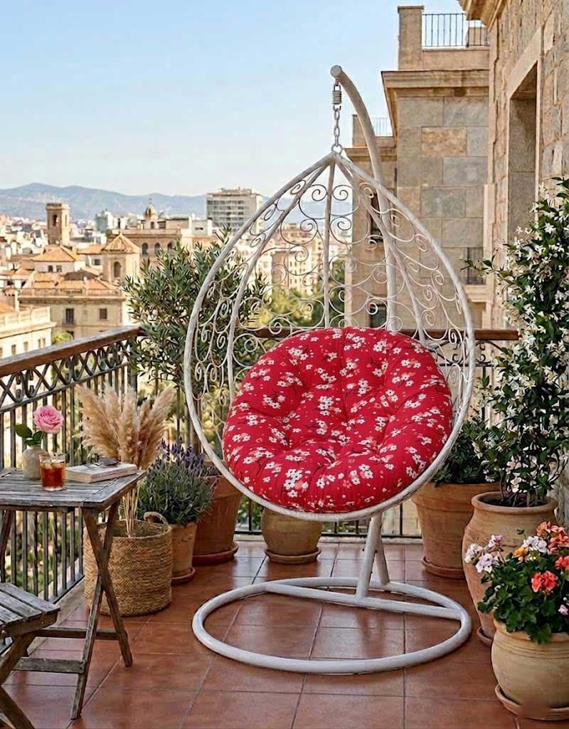Jastuk 120cm Za Gnezdo Baštensku Ljuljašku RED SPRING